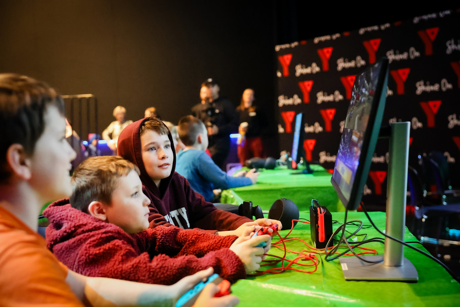Youths Playing esports at YMCA Calgary