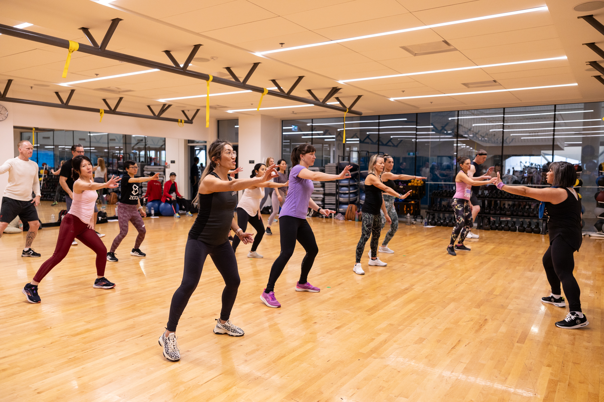 Zumba Class at YMCA Calgary