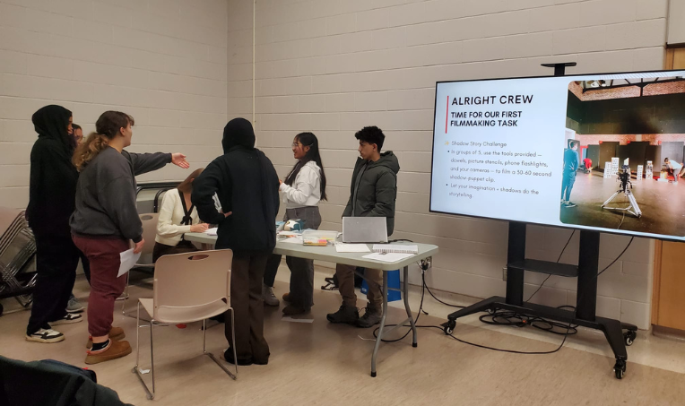 Image of Students in Reel Documentaries Classroom