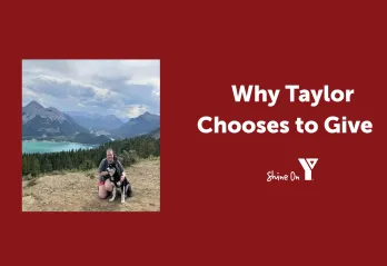 mountain view, taylor with cute dog