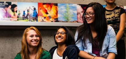 group of youth smiling