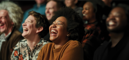 People enjoying a live performance