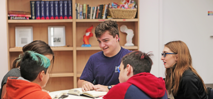 Back on Track by YMCA - Tutor and students in a classroom