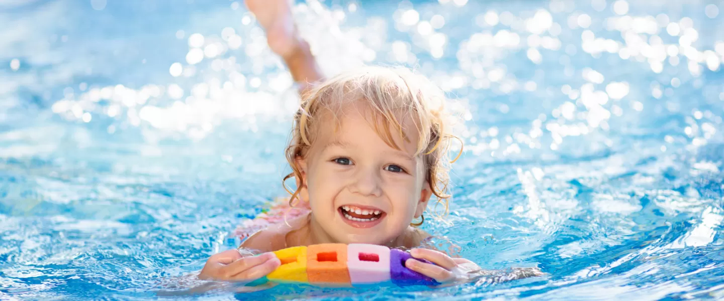 Child Swimming Smile
