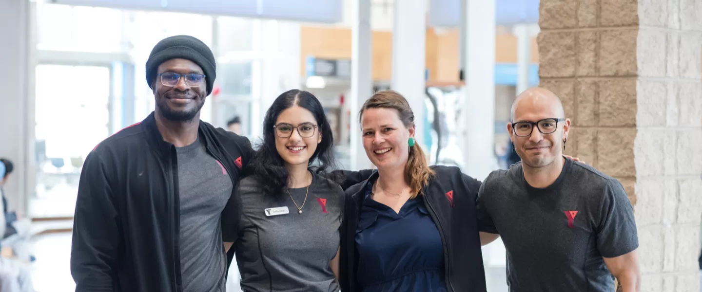YMCA staff smiling