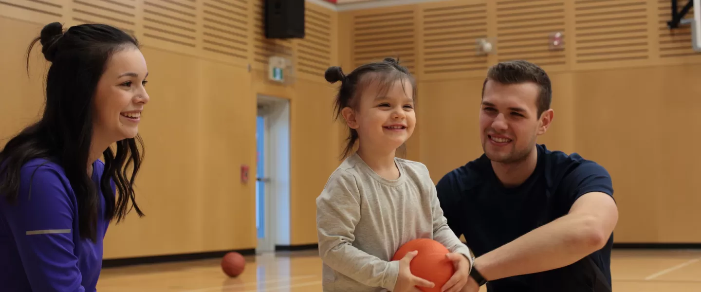 Mom and dad with daughter
