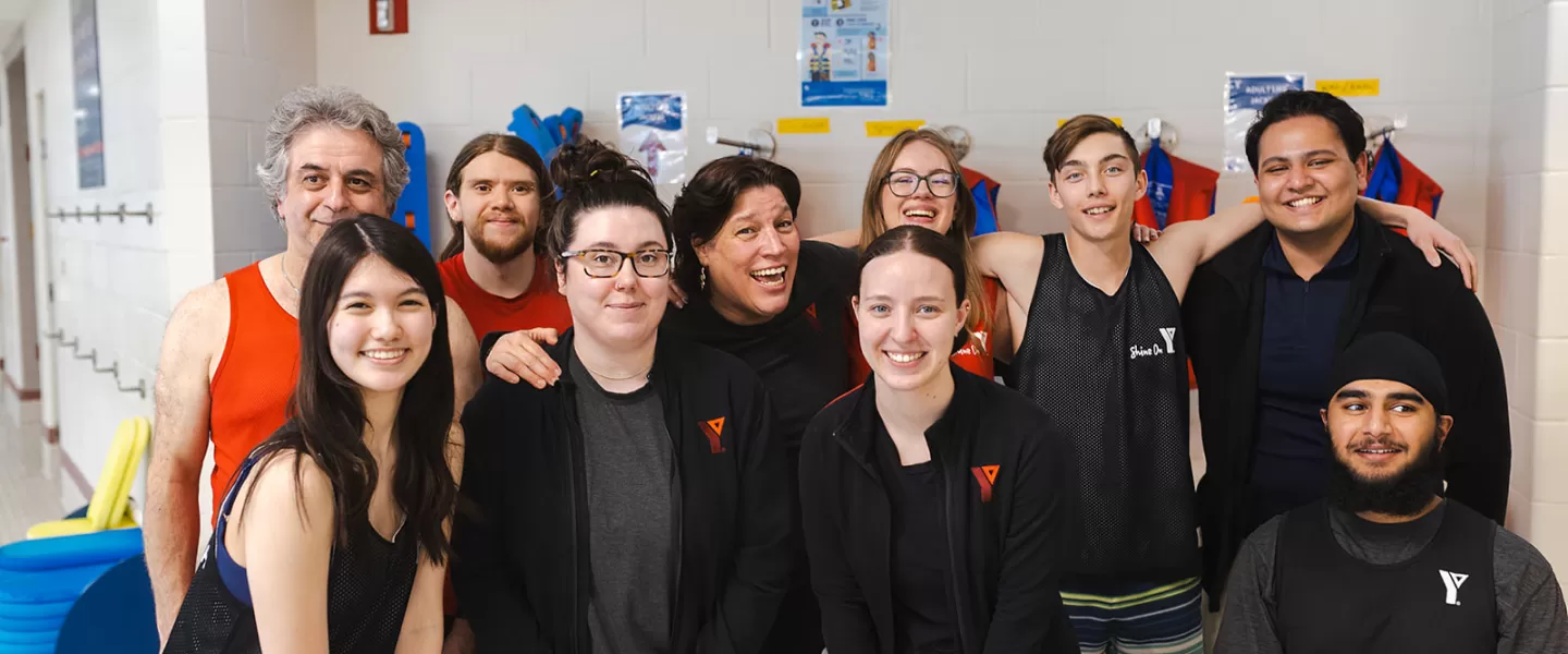 YMCA staff smiling