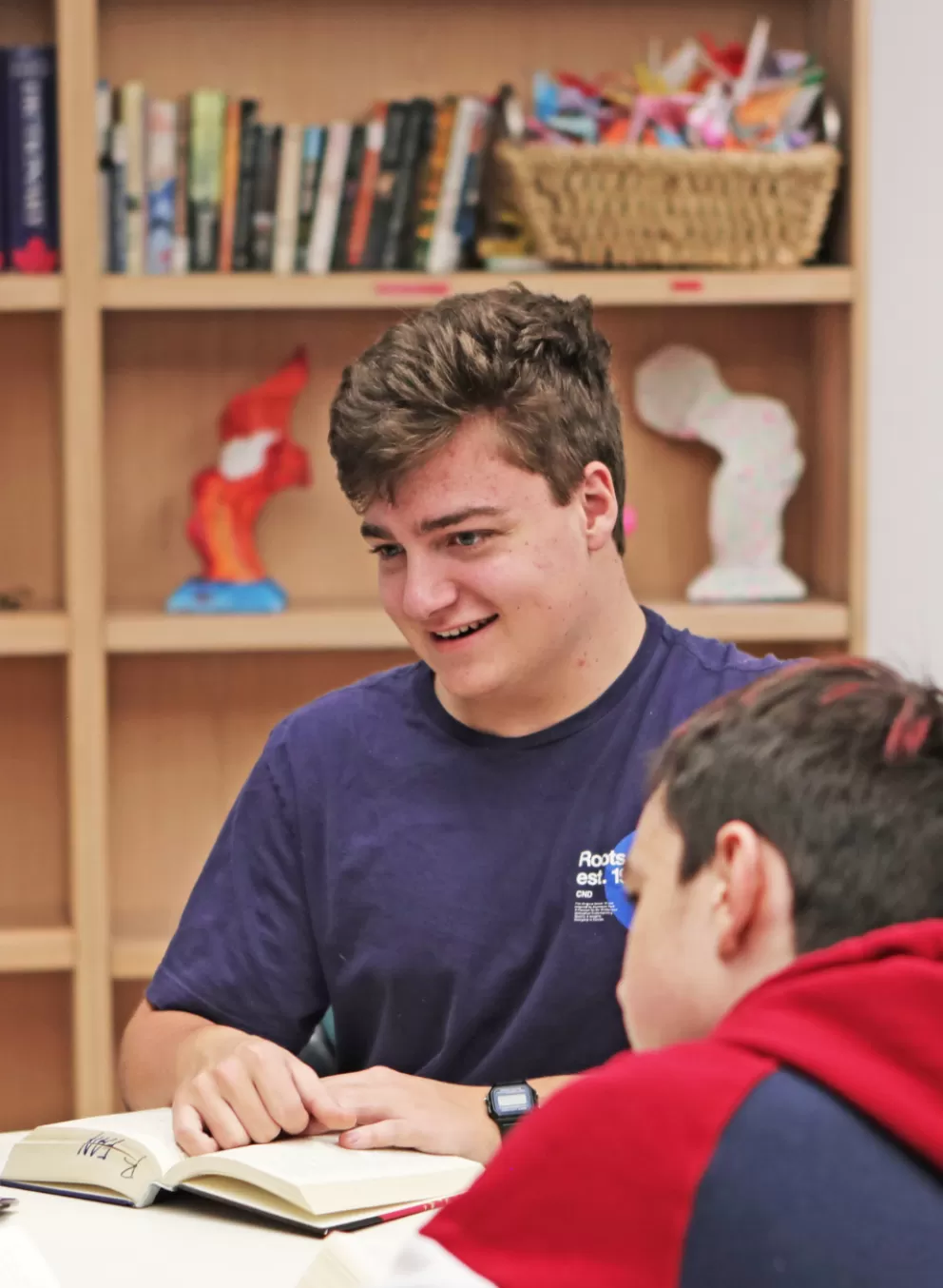 Back on Track by YMCA - Tutor and students in a classroom