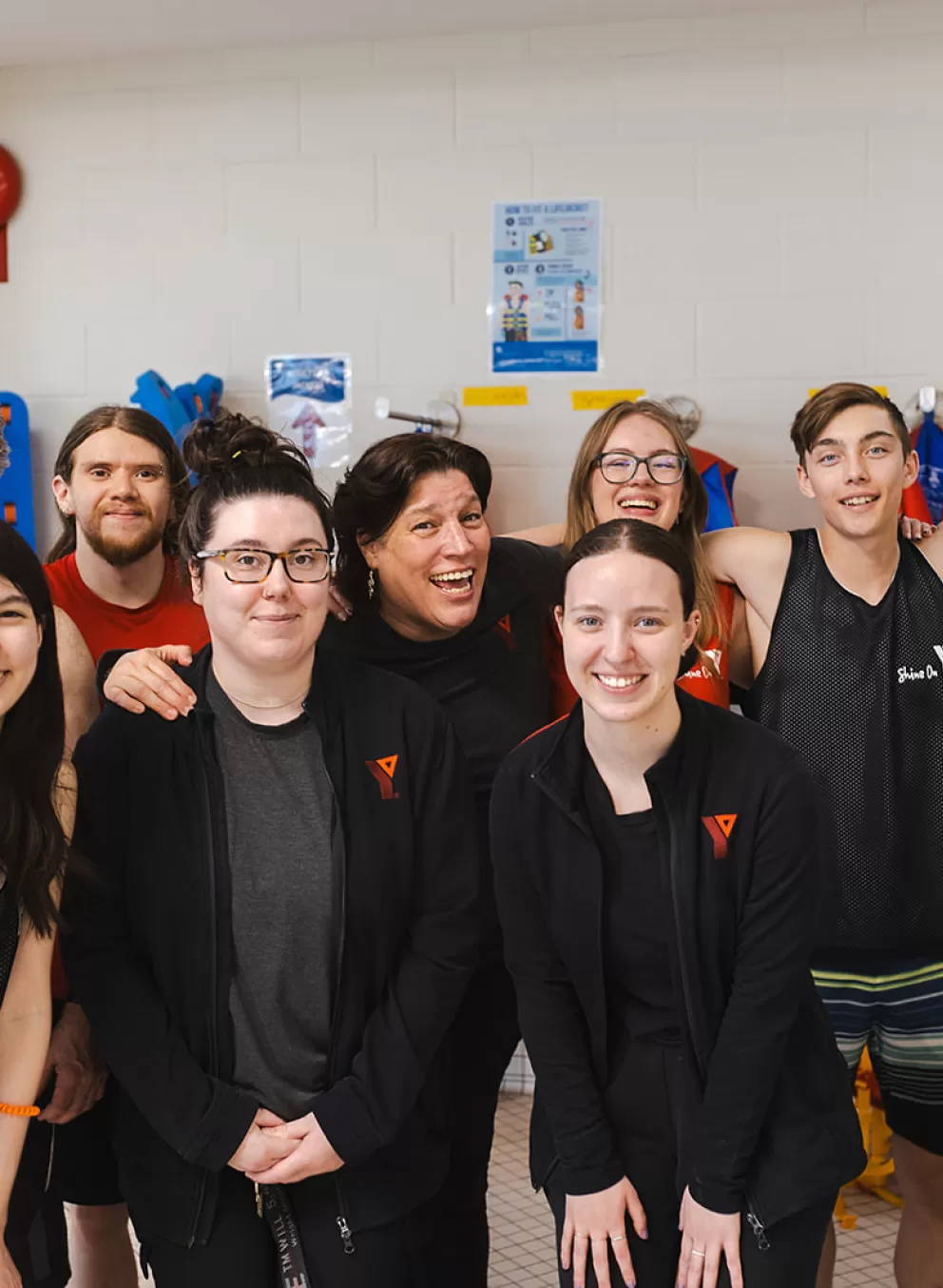 YMCA staff smiling