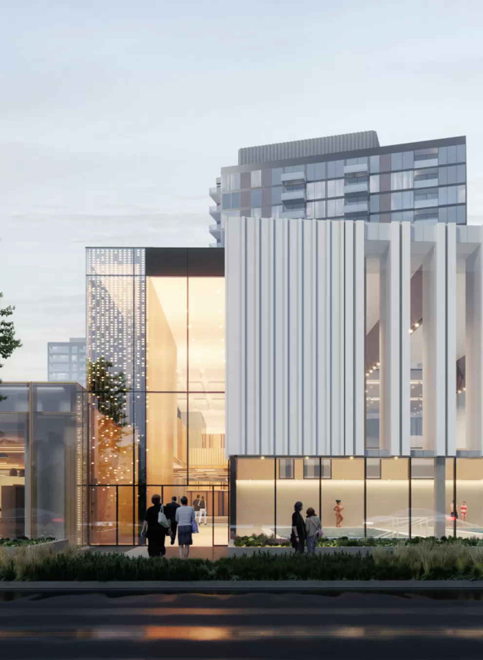 West District Side View Render