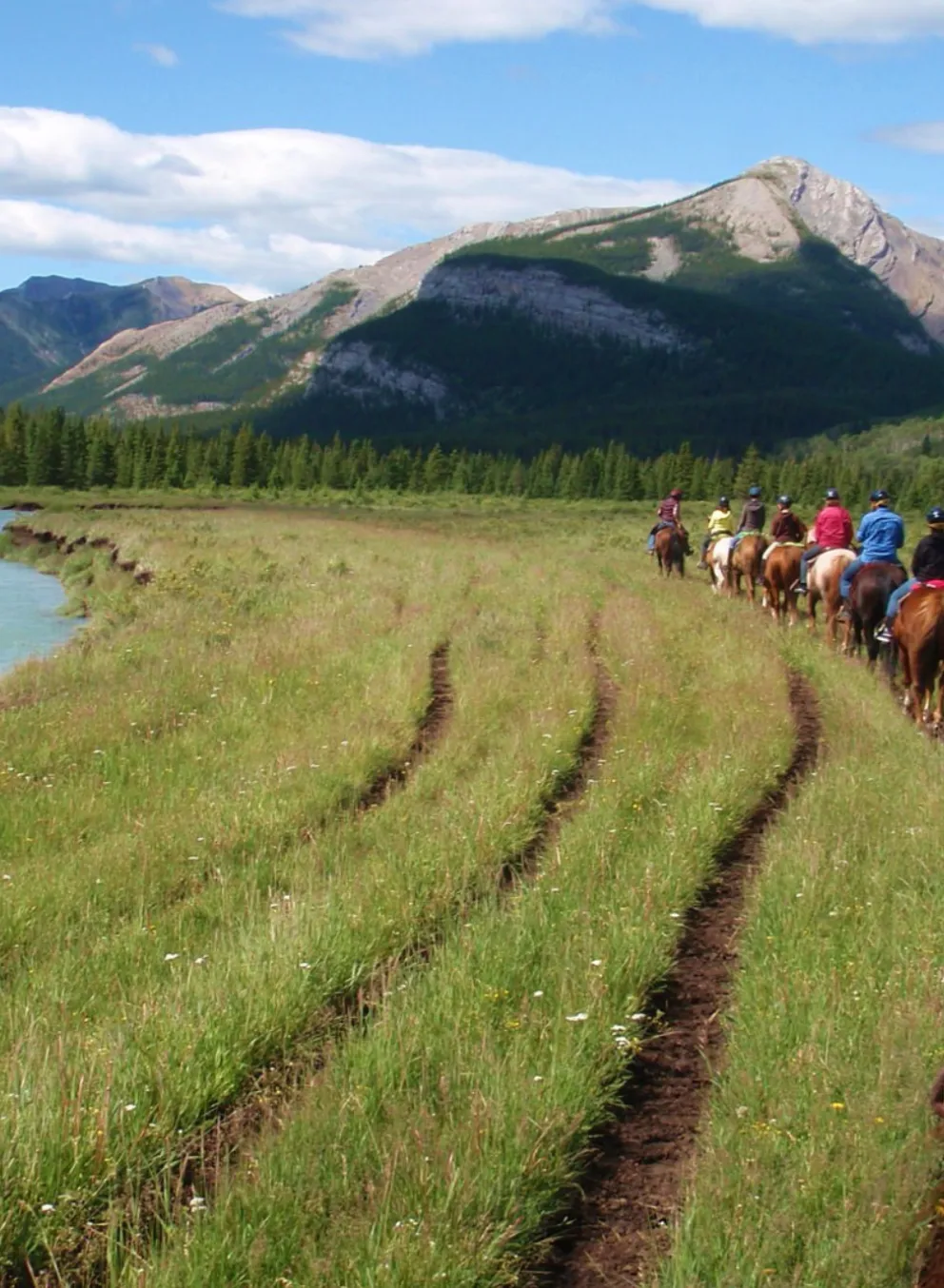 Riding Horses at Camp Chief Hector YMCA
