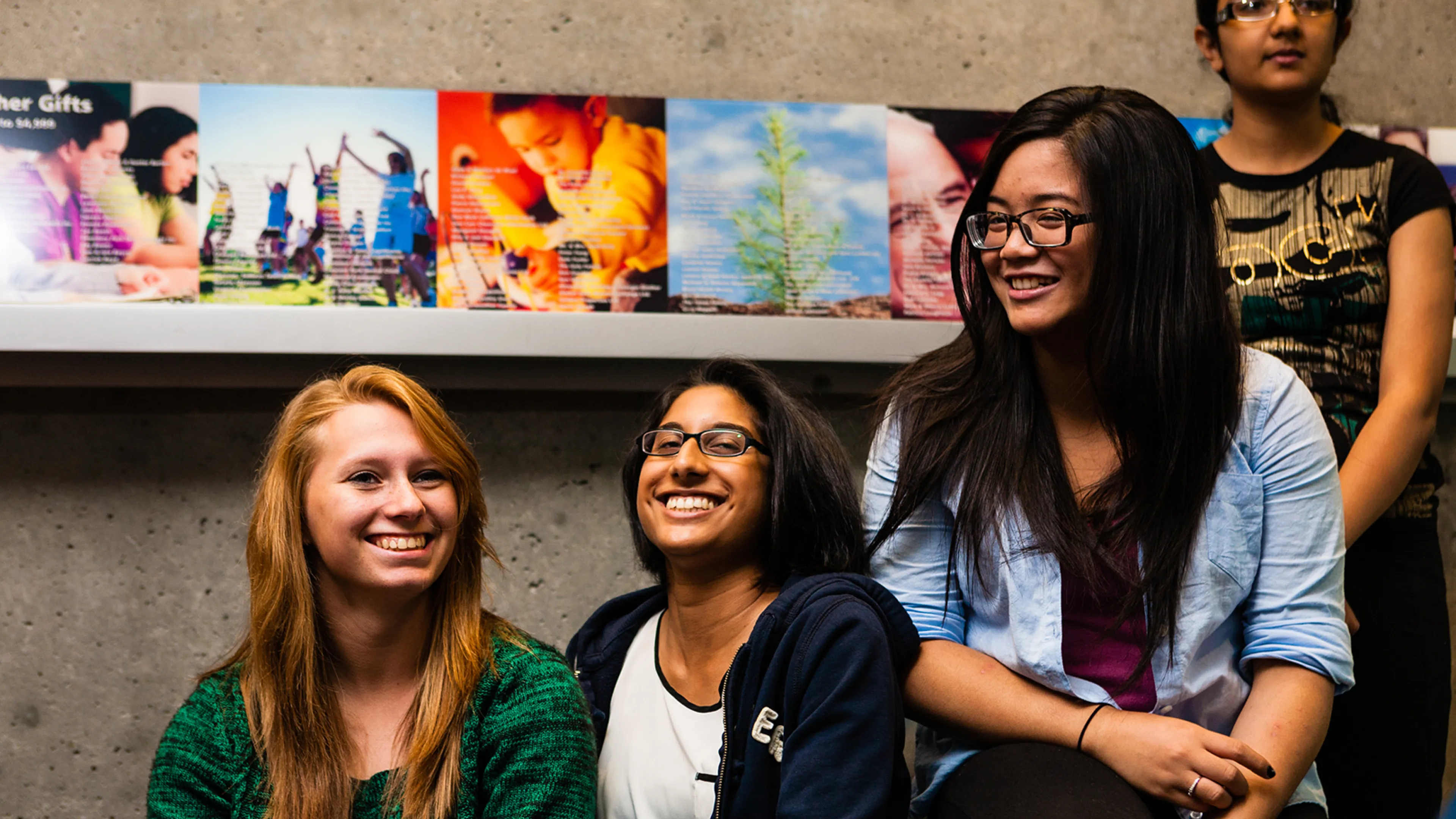 group of youth smiling