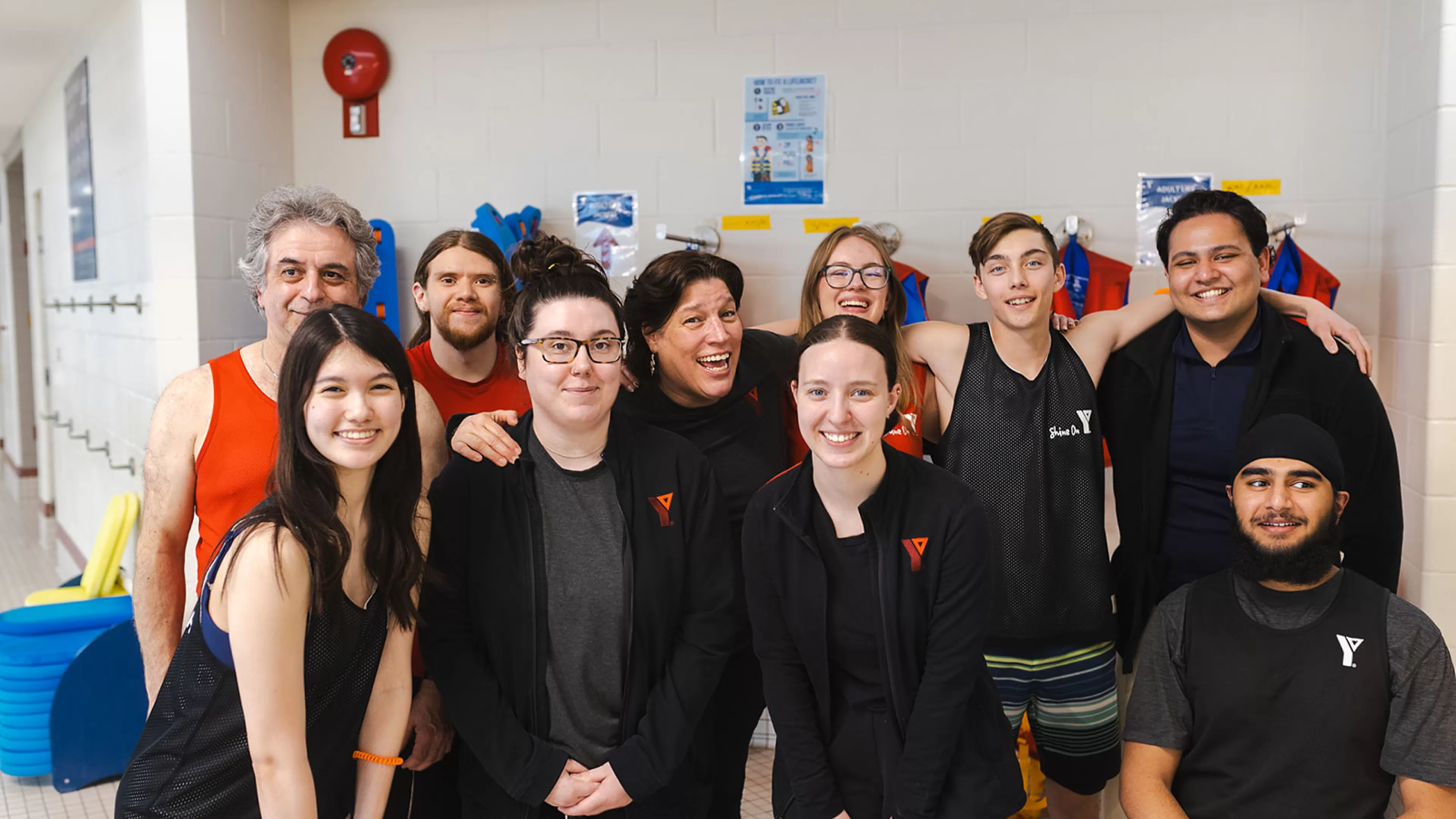 YMCA staff smiling