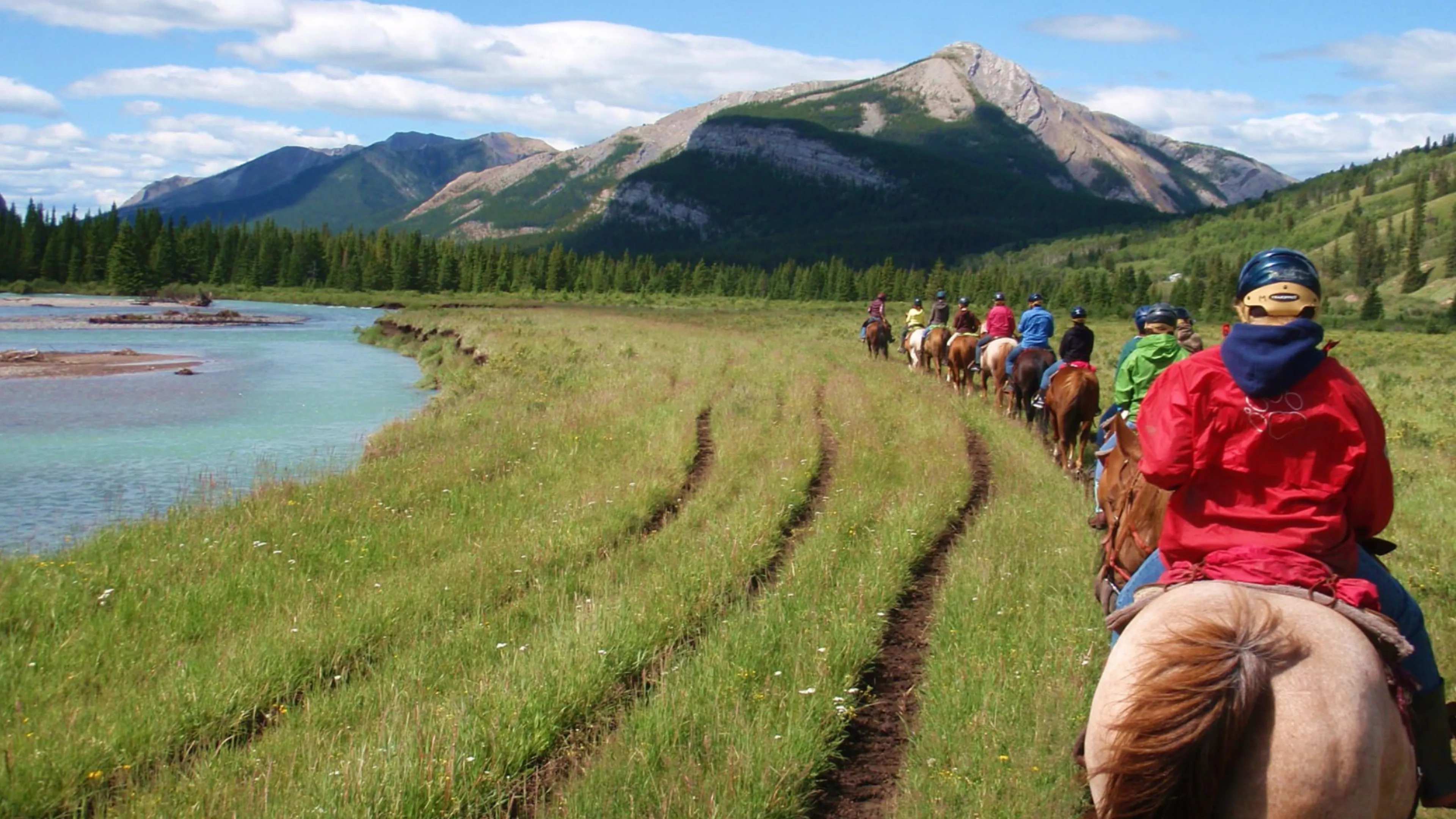 Riding Horses at Camp Chief Hector YMCA