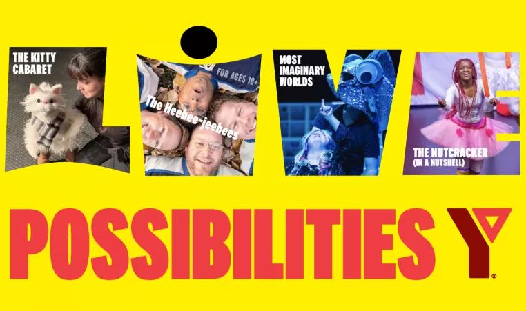 YMCArts LIVE Possibilities poster