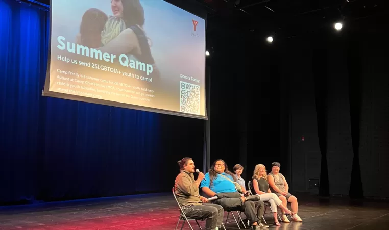Panelists during the screening of Summer Qamp