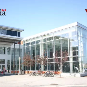 exterior photo of shawnessy ymca with government of canada logo