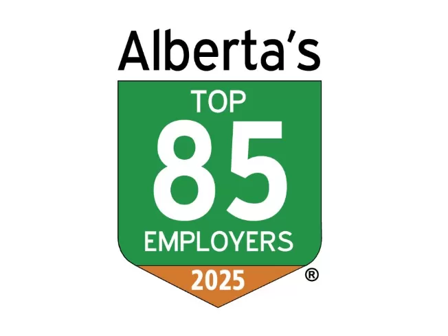 Alberta's Top 85 Employers 2025 Badge